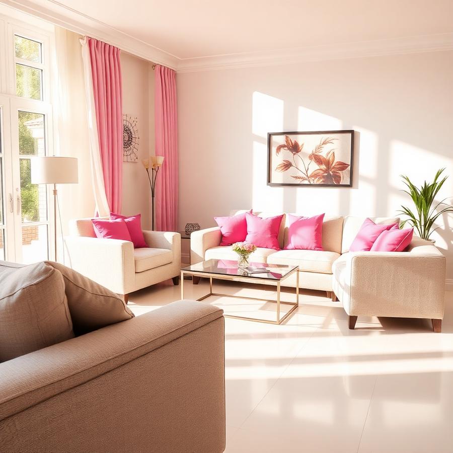 Living room after